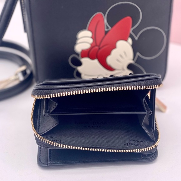 Disney X Kate Spade New York Minnie Mouse Daisy Vanity Crossbody and Wallet Set - Picture 13 of 16